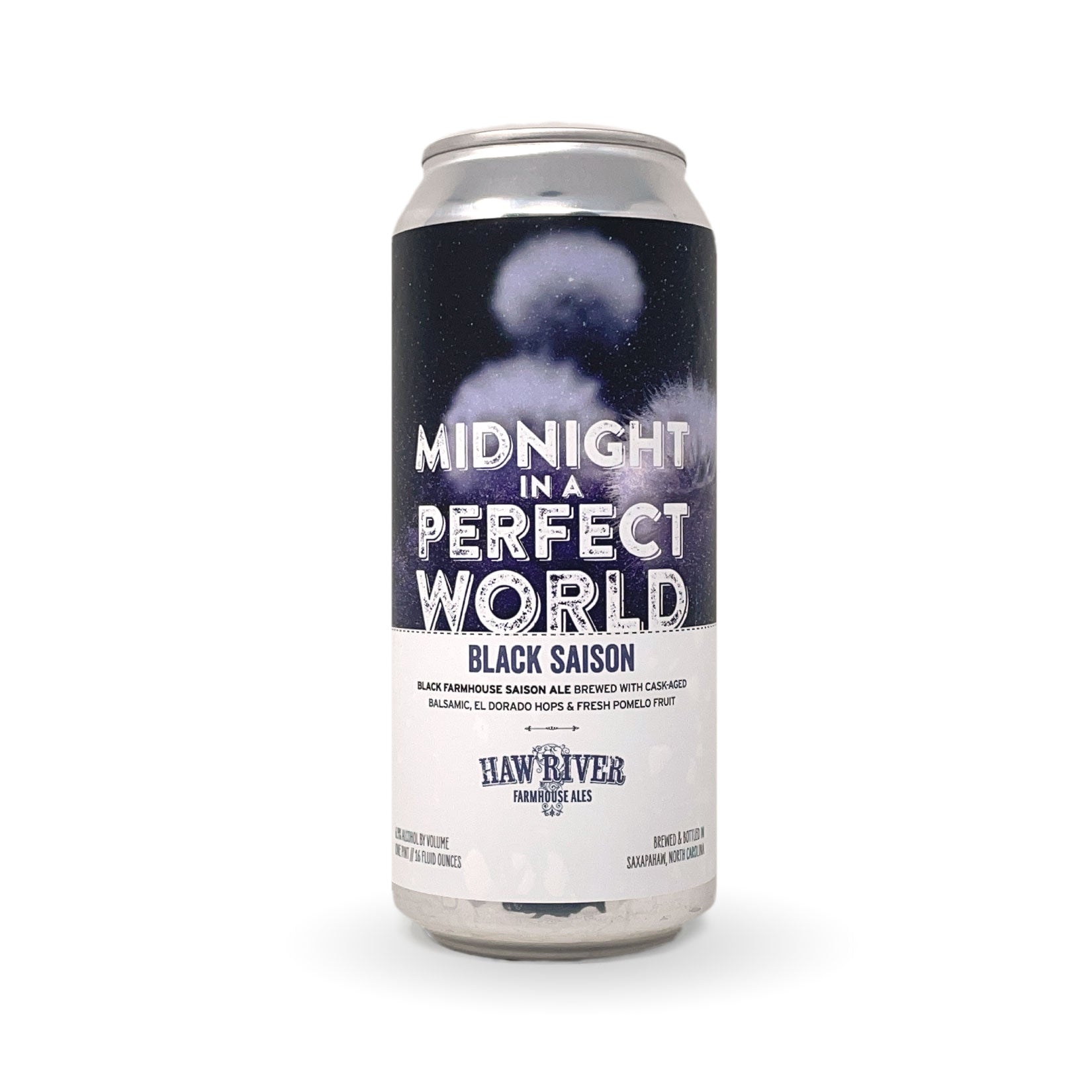 Midnight in a Perfect World Black Saison – Haw River Farmhouse Ales