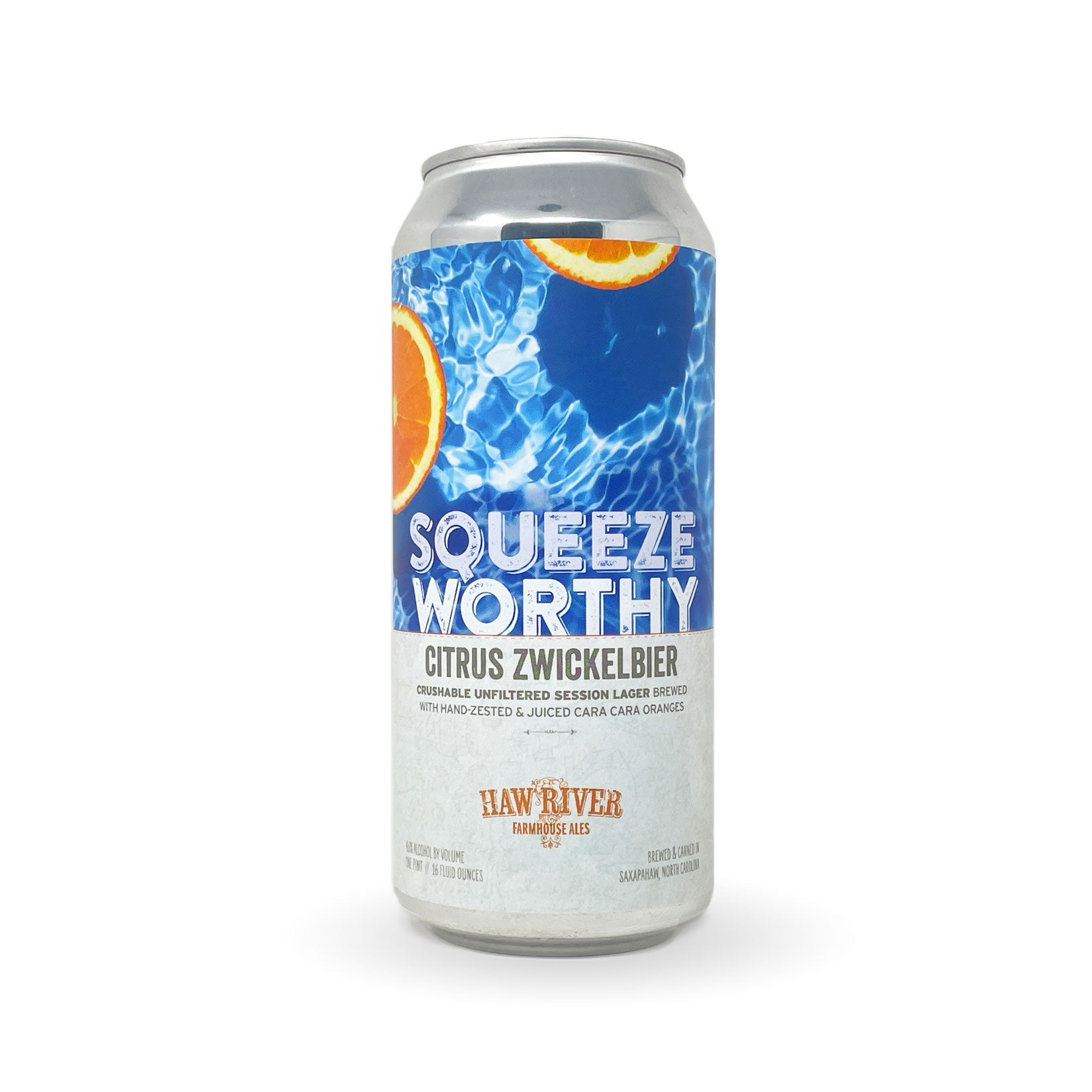 Squeeze Worthy Citrus Zwickelbier – Haw River Farmhouse Ales
