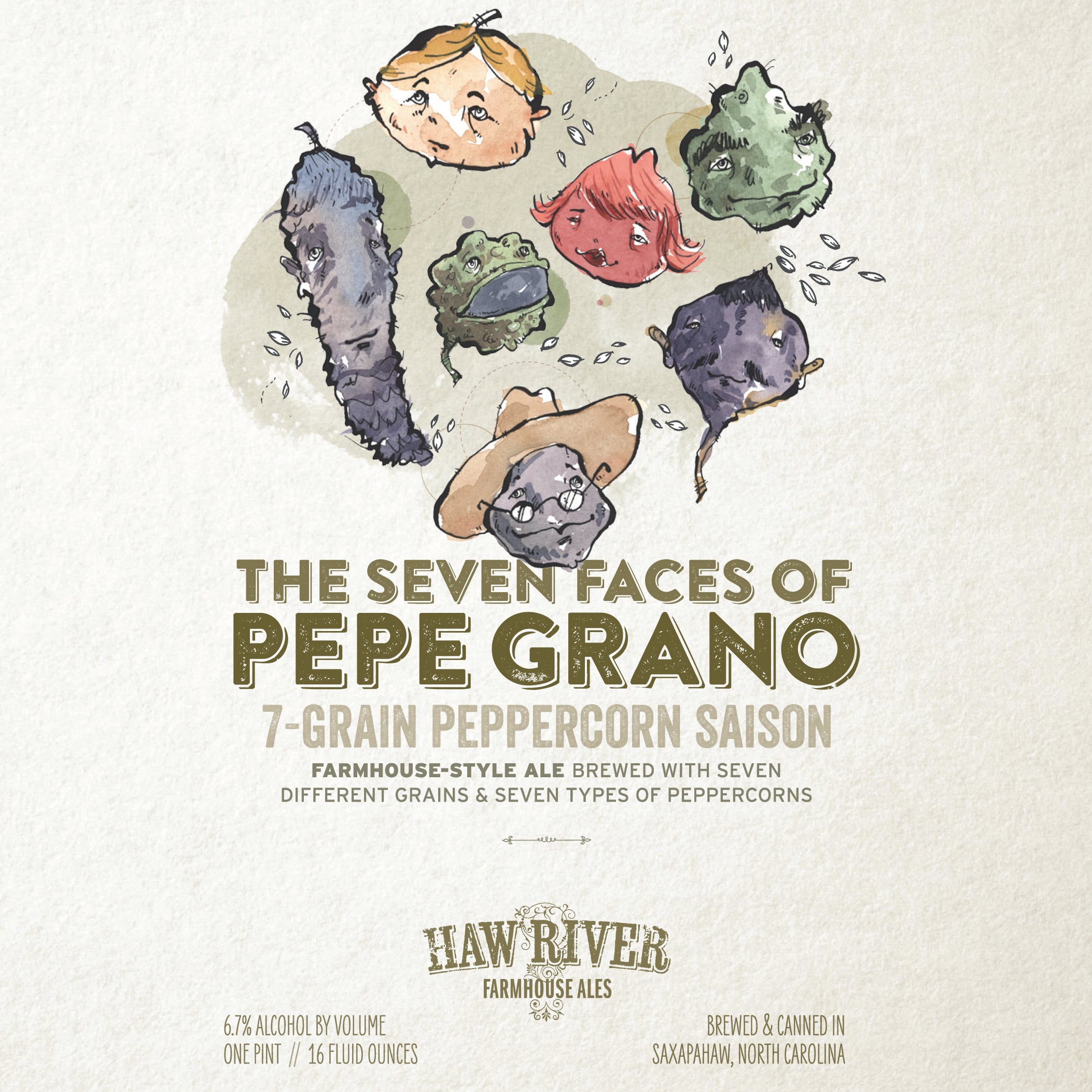 Haw River Farmhouse Ales // The Seven Faces of Pepe Grano