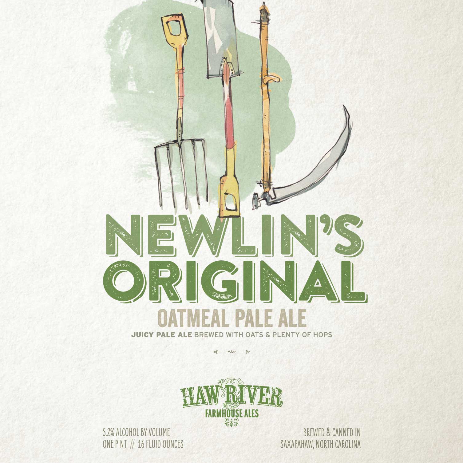 Haw River Farmhouse Ales // Newlin's Original Oatmeal Pale Ale
